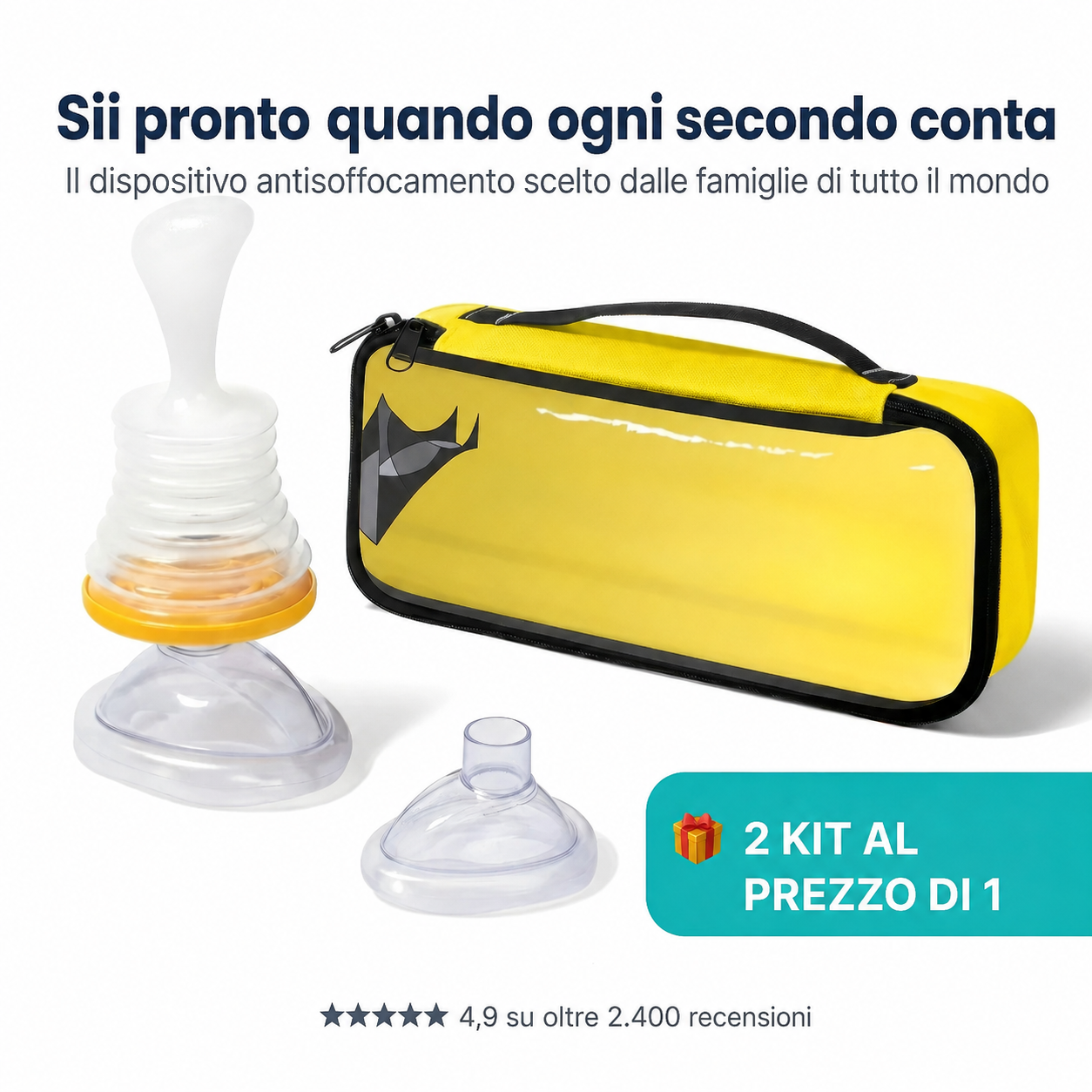 Air Revive® Kit di Soccorso Anti-Soffocamento
